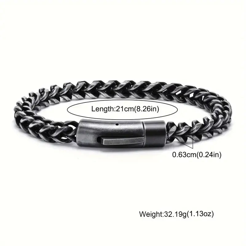Punk Rock Silvered Bracelet