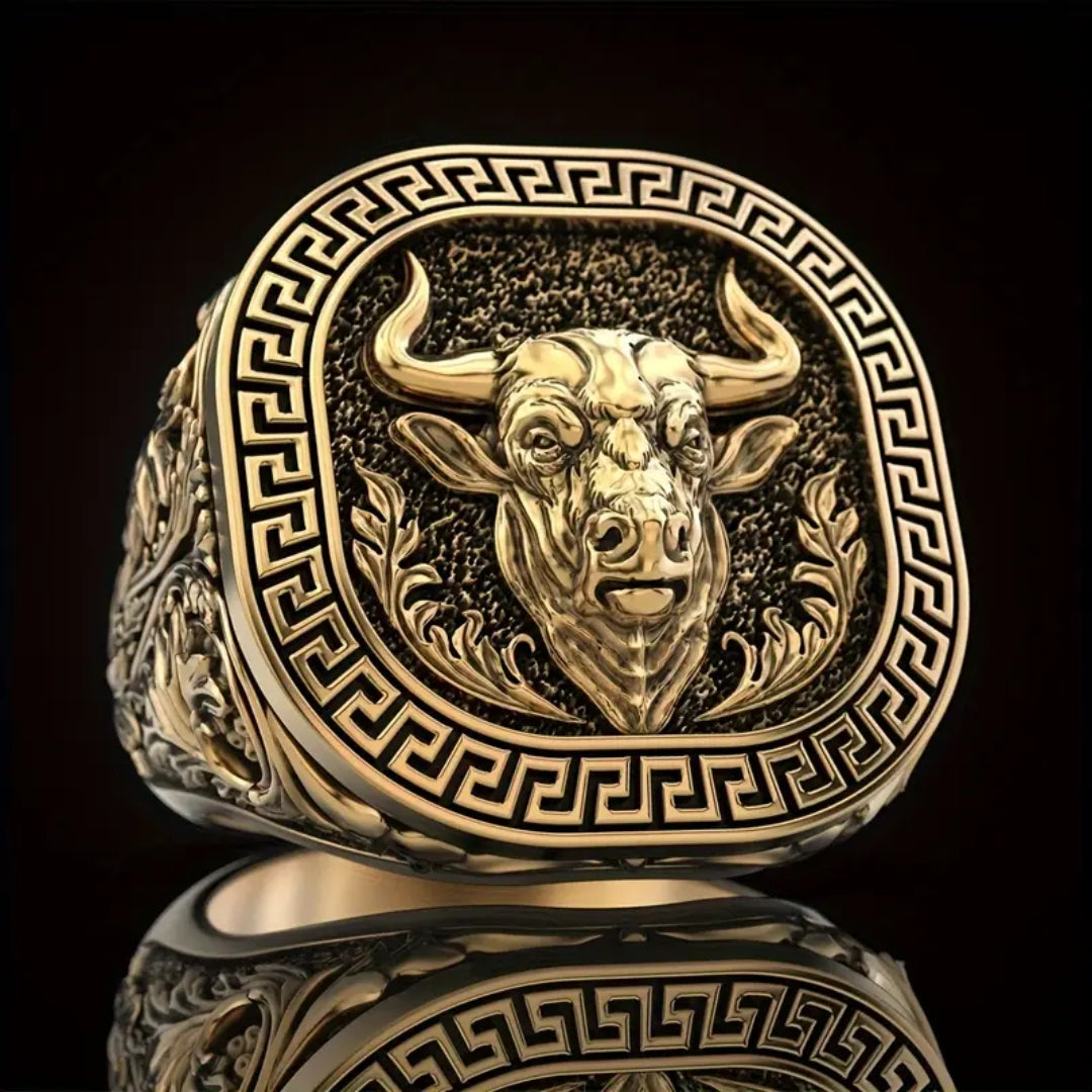 King Bull Gold Seal Ring