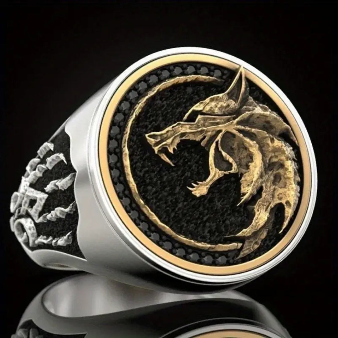 Fury Gold Wolf Seal Ring